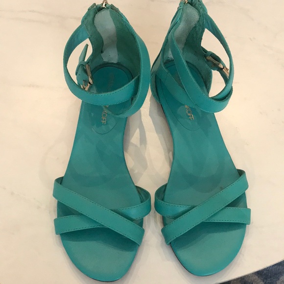 Rebecca Minkoff Shoes - EUC Rebecca Minkoff Bettina Teal Sandals